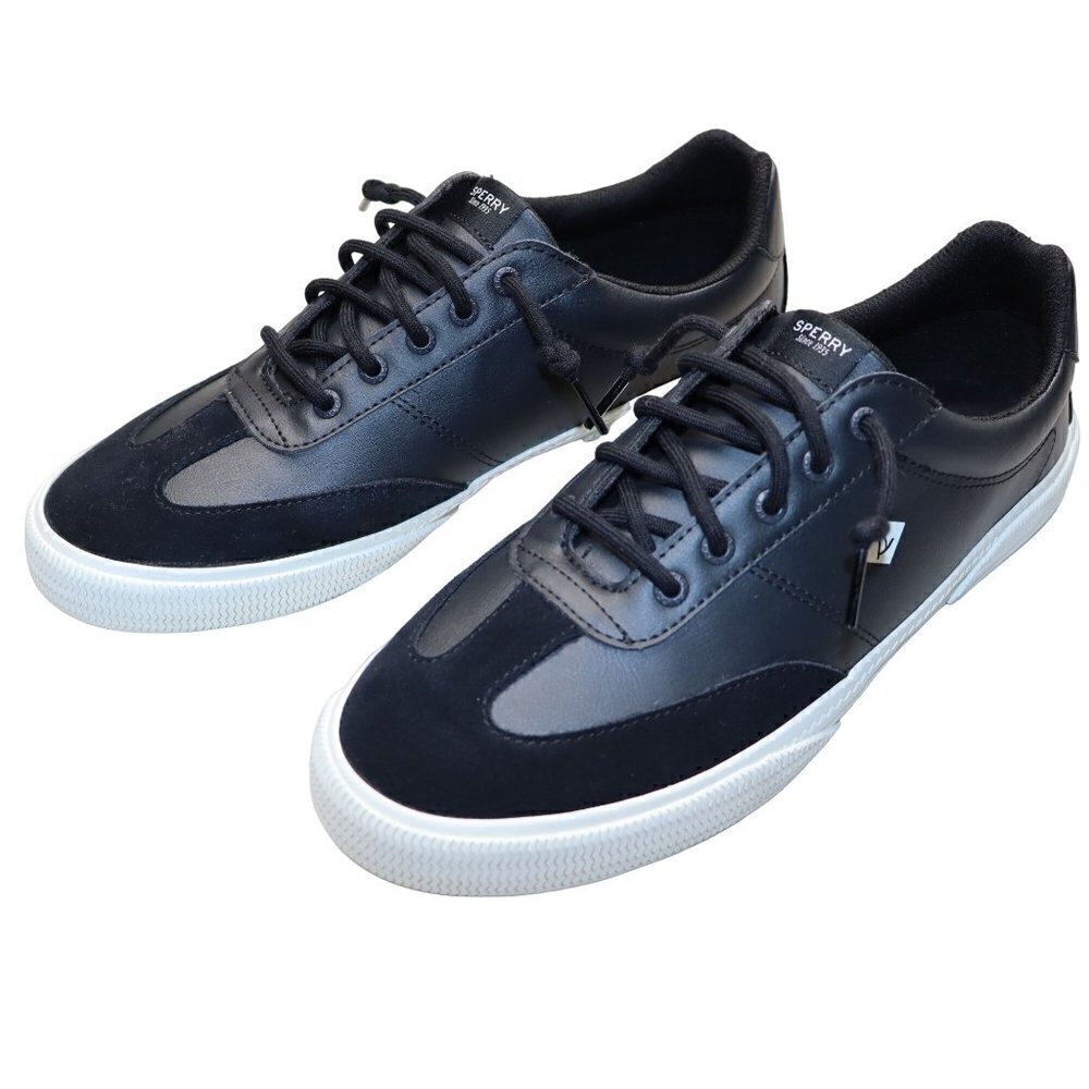 Sperry Sneakers Size 11 Black‎ Pier Wave Refresh Memory Foam Lace-Up STS87263 - Picture 2 of 10